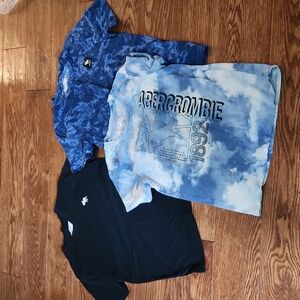 Boys Abercrombie Tees - Blue Set